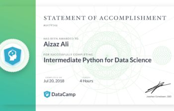 Intermediate Python for Data Science